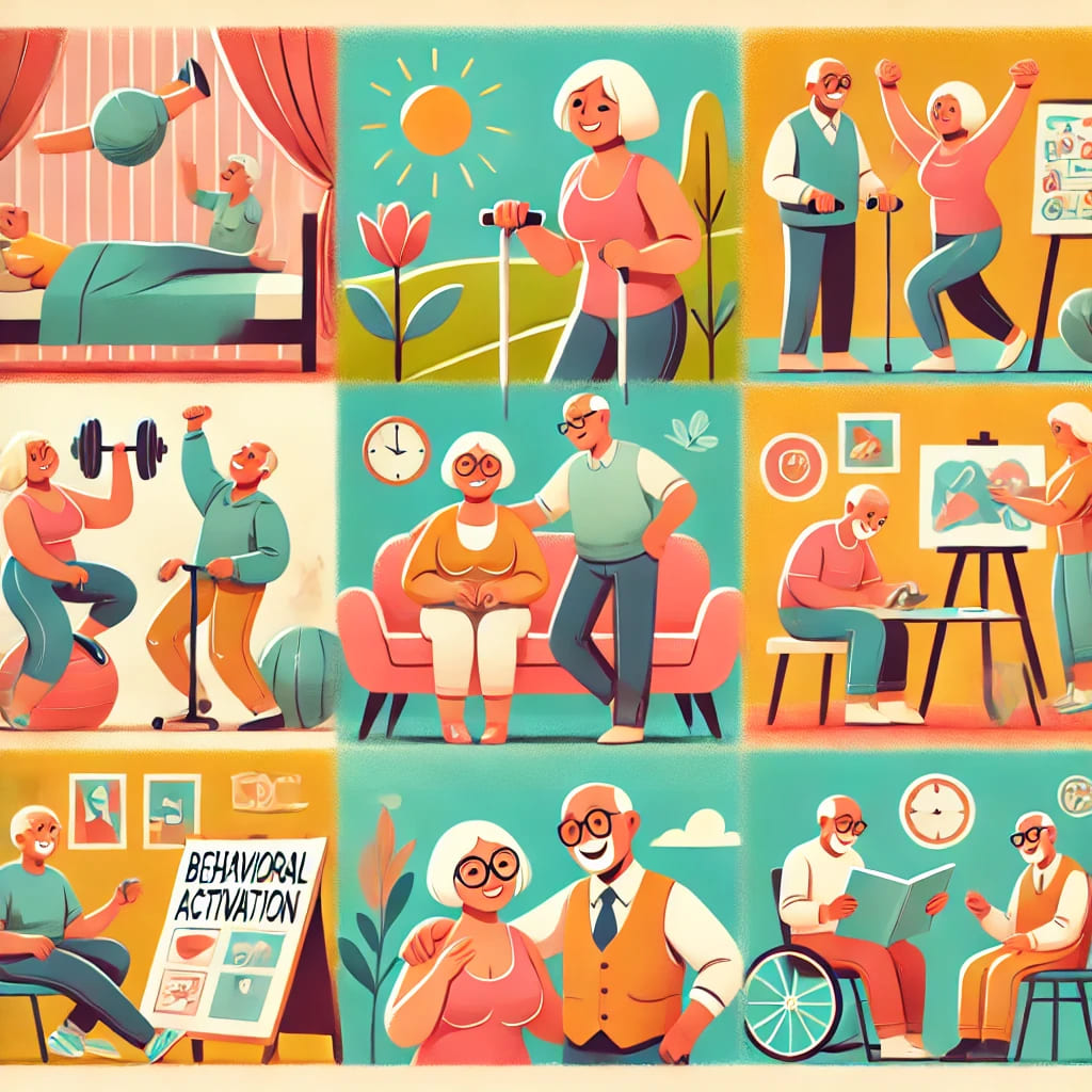 Activación conductual- Tercera edad- TCC- Bienestar emocional- Psicólogos en Puebla