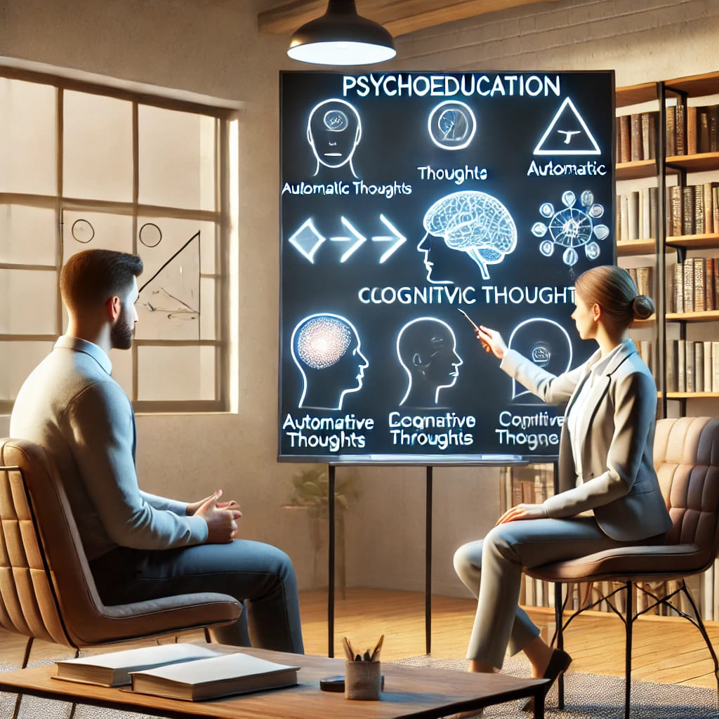 Psicoeducación en terapia. TCC- Bienestar Emocional- Psicólogos en Puebla